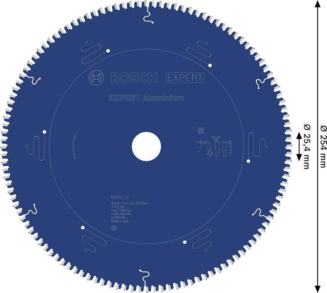 Bosch Accessories 2608902245 2608902245 Rundsavblad Antal tænder (per tomme): 120 1 stk-1