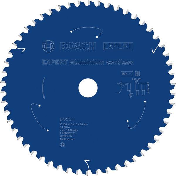 Bosch Accessories 2608902121 2608902121 Rundsavblad Antal tænder (per tomme): 54 1 stk-2
