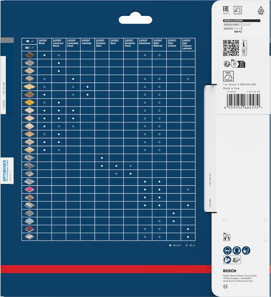 Bosch Accessories 2608902129 2608902129 Rundsavblad Antal tænder (per tomme): 66 1 stk-0