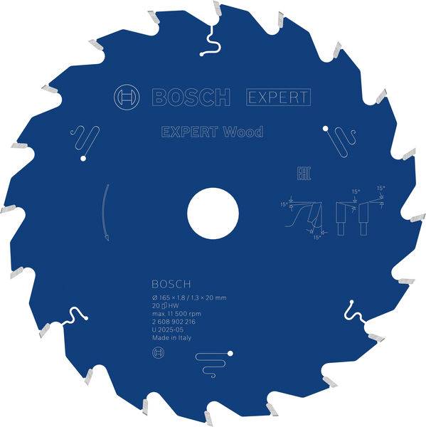 Bosch Accessories 2608902216 2608902216 Rundsavblad Antal tænder (per tomme): 20 1 stk-2