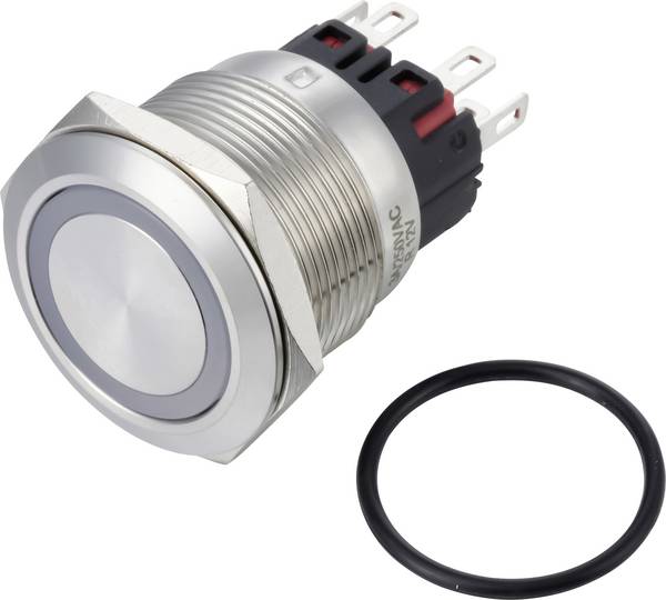 TRU COMPONENTS TC-14939788 Pressostat 250 V/AC 3 A 1 x On/On Klikkende Rød (L x B x H) 34.5 x 25 x 25 mm IP65 1 stk