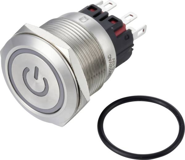 TRU COMPONENTS TC-14939924 Trykknap 250 V/AC 3 A 2 x On/(On) Tastende RGB (L x B x H) 34.5 x 25 x 25 mm IP65 1 stk
