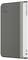 En sort og grå elektronisk enhed, muligvis en bærbar ekstern harddisk eller lignende gadget, med et elegant design og afrundede kanter.