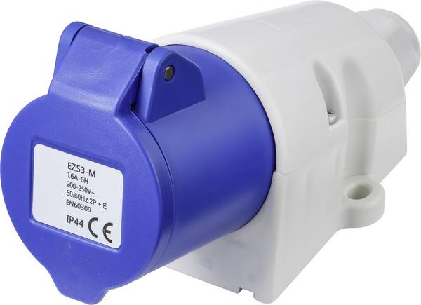 Sygonix  SY-7486046 CEE CARA-vægstikdåse 16 A 3-polet 230 V/AC 1 stk