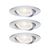 Paulmann 92273 Nova LED-indbygningslys LED modul GU10 4.9 W Aluminium (drejet)
