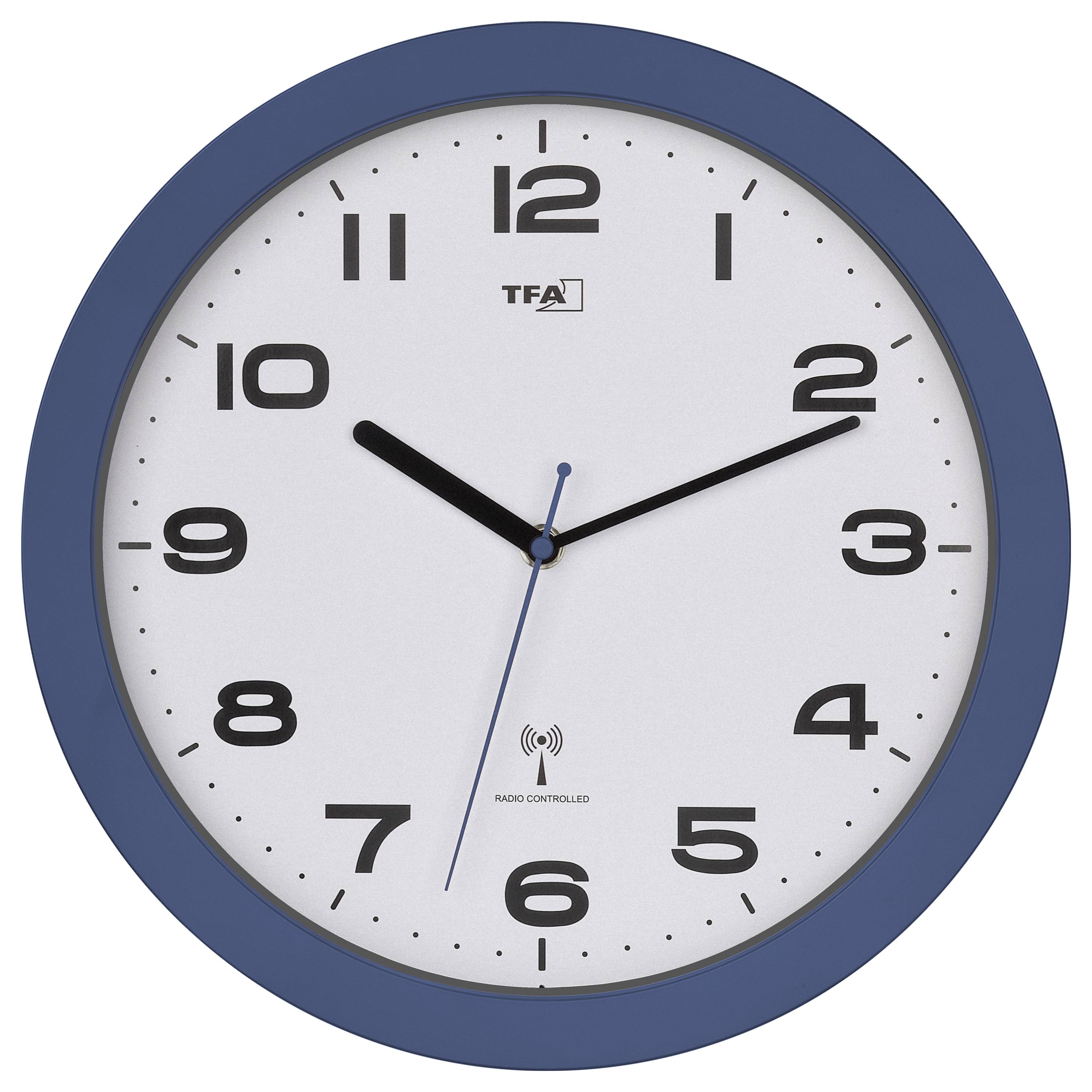 TFA Dostmann 60.3554.05 Radio Vægur 50 mm x 320 mm Rød-1