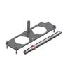 Industristikforbindelse Amphenol C146 HDC HP 550 SSF 2 SET Weidmüller Indhold: 1 stk Mounting frame