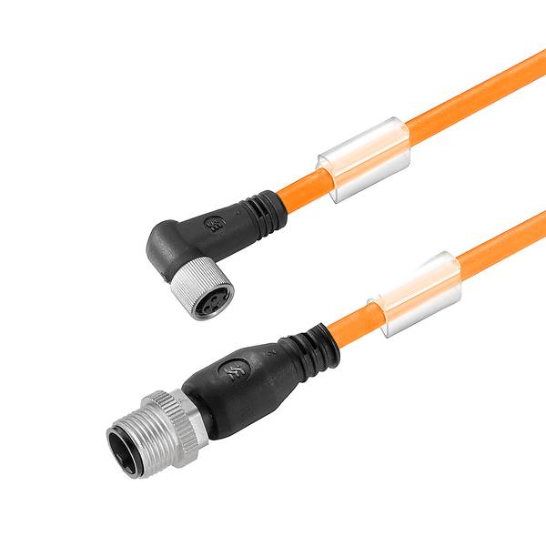Weidmüller 2812970100 Sensor-aktuator-forlængerledning   1 m Pol-tal (RJ): 4 1 stk Piece