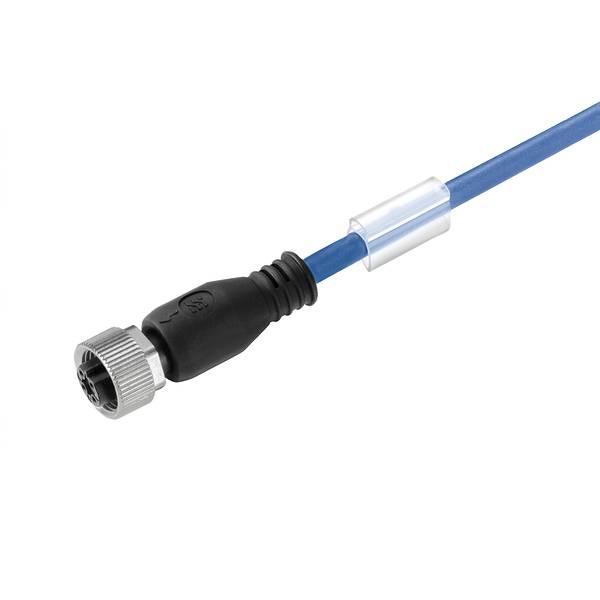 Weidmüller 3108000100 Sensor- /aktor-tilslutningsledning  Stik  1 m Pol-tal (RJ): 2 1 stk Piece