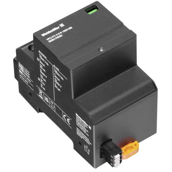 Weidmüller 3035170000 VPU PV II 3 R 1500 MB Overspændingsafleder Overspændingsbeskyttelse til: Fotovoltaik-anlæg 1 stk-0
