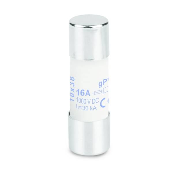 Cylindersikringsindsats (Ø x L) 10 mm x 38 mm 16 A 1000 V/DC Weidmüller FUSE 10X38 16A 1000 VDC GPV S 10 stk