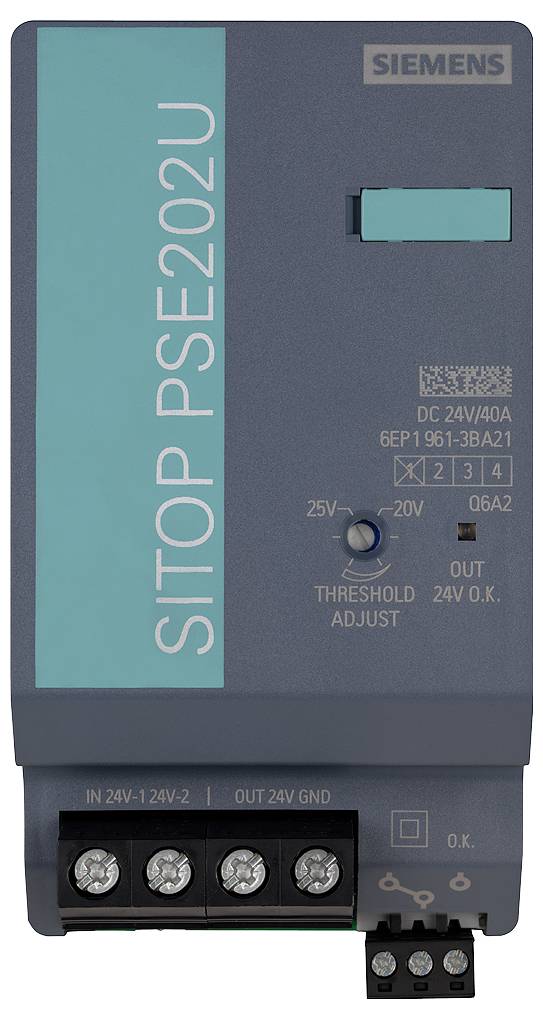 Siemens 6EP19613BA21 Redundansmodul 24 V 40 A Indhold 1 stk-4