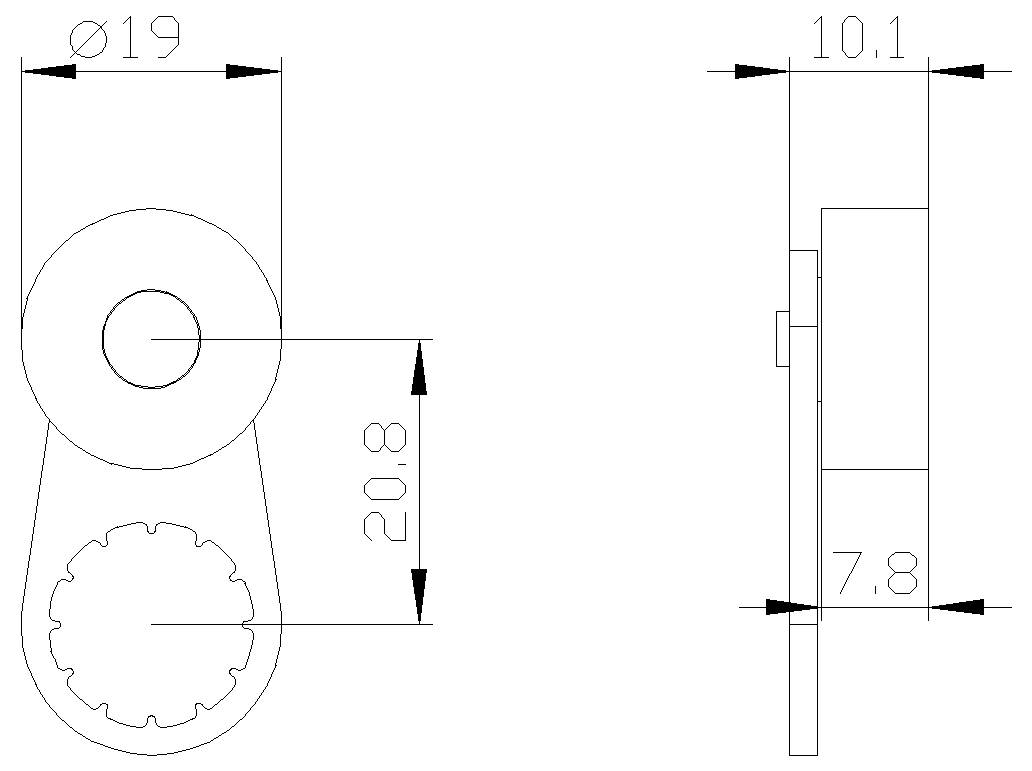 Siemens 3SE50000AA22 3SE5000-0AA22 Drejearm til positionskontakt Svingstang 1 stk-1