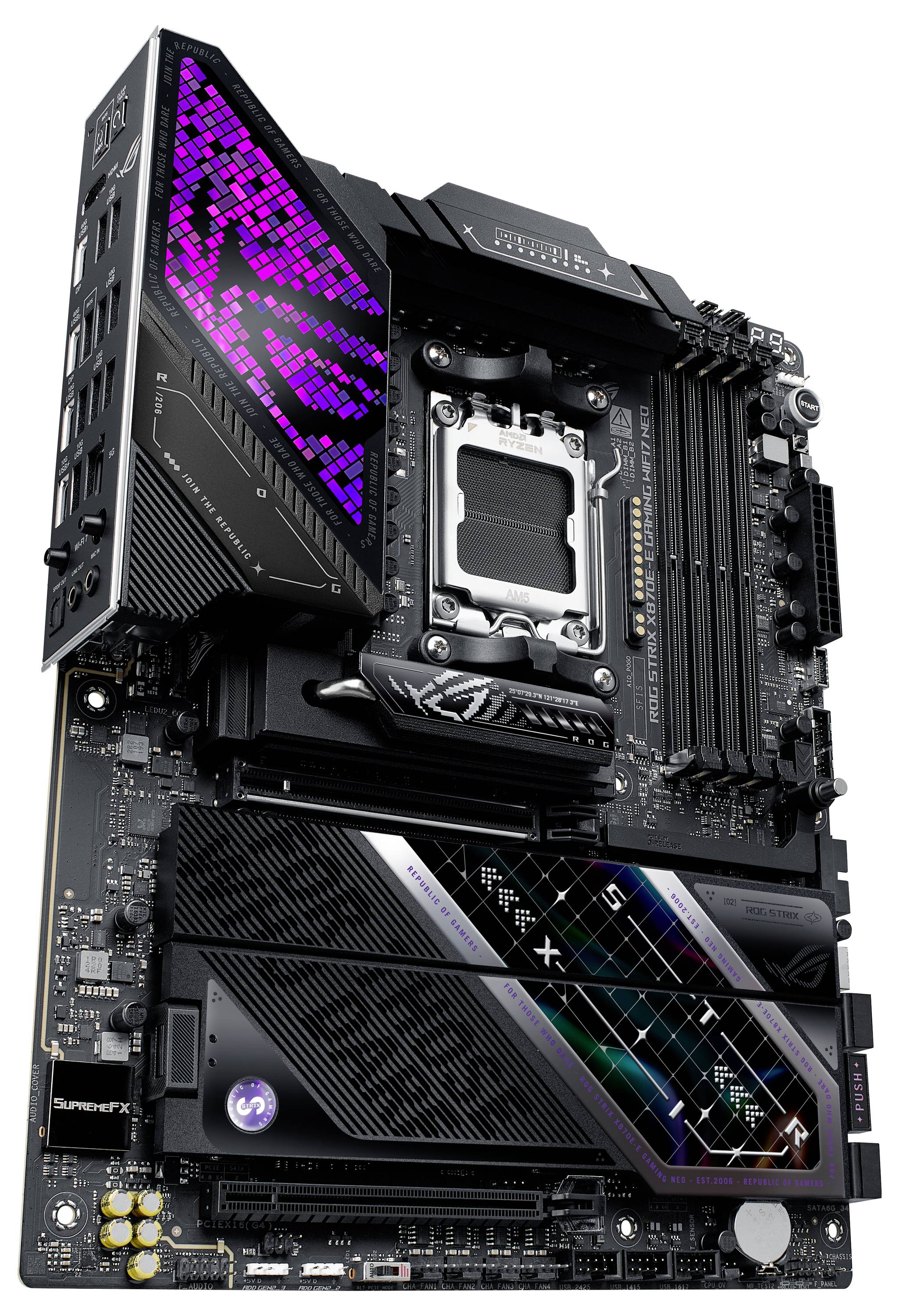Asus ASUS ROG STRIX X870E-E GAMING WIFI7 NEO Bundkort Sokkel #####AMD AM5 Formfaktor ATX-4