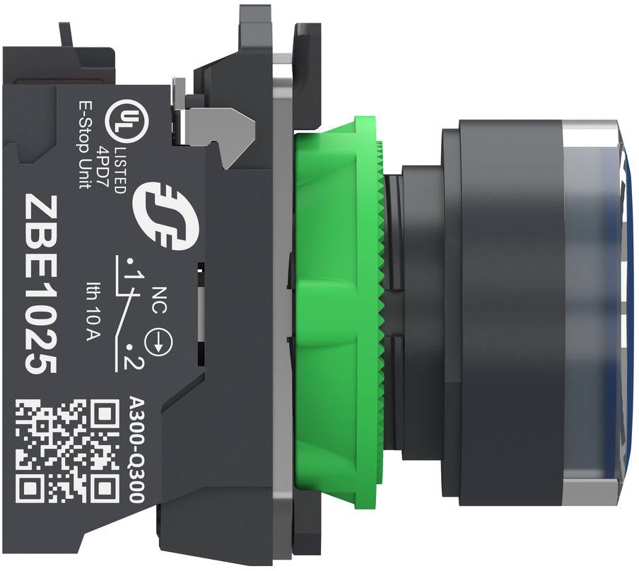 Schneider Electric XB5AW36B55 Tilbehør til fordelerskab Trykknap med lys 1 stk-5