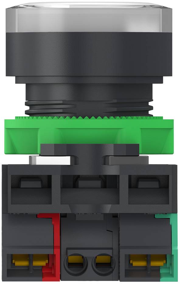 Schneider Electric XB5AW31B55 Tilbehør til fordelerskab Trykknap med lys 1 stk-4