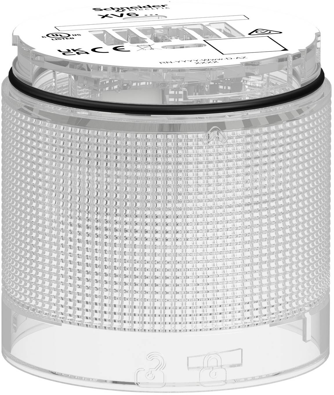 Schneider Electric Signalsøjleelement XV6C67 XV6C67 LED hvid 1 stk
