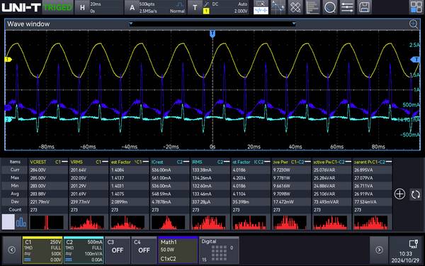 Uni-T MSO5000HD-PWR Software Option Oversvingningsanalyse 1 stk