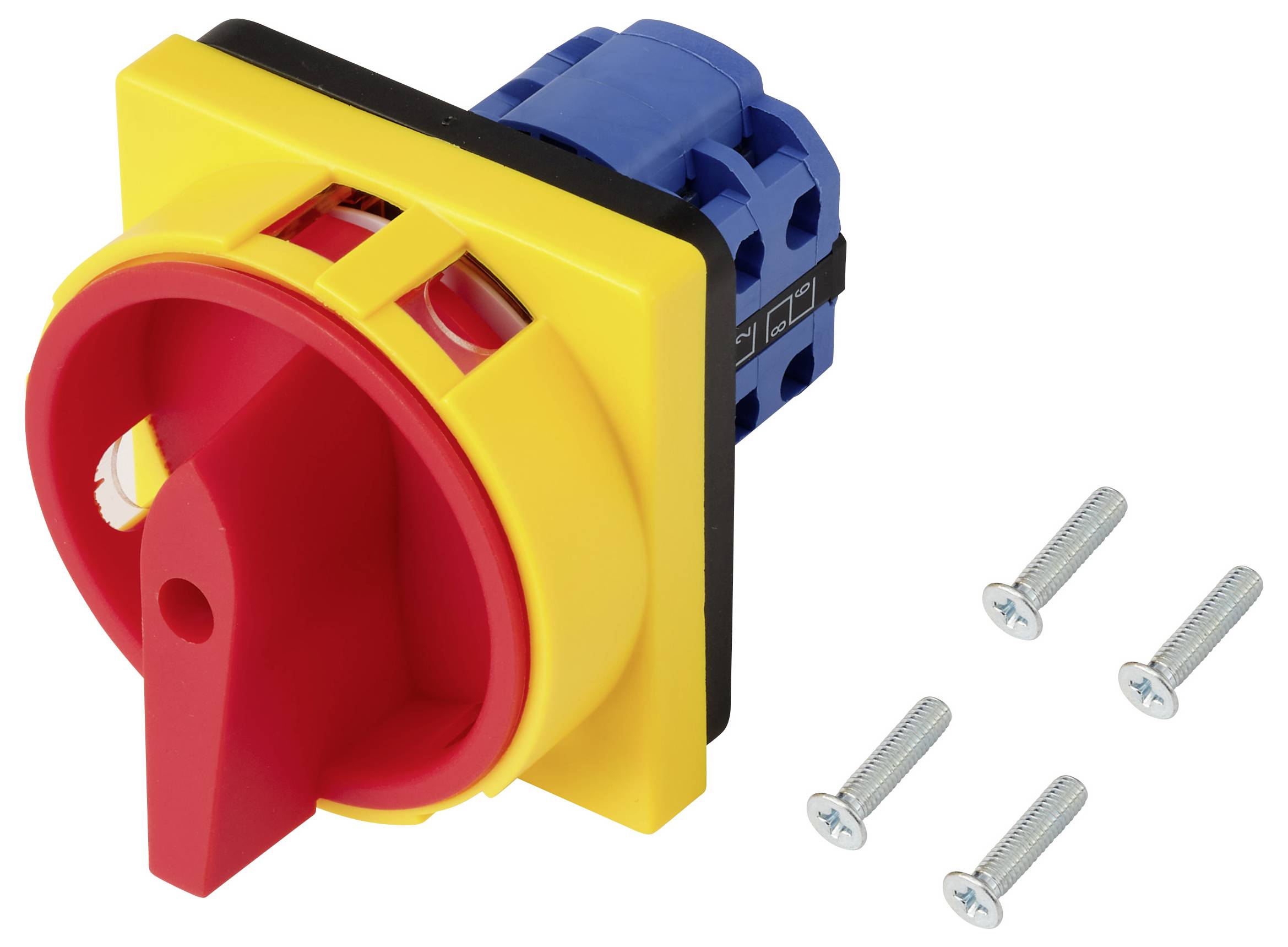 TRU COMPONENTS TC-LW26-20 20GS/04-2 Endestopkontakt 20 A 690 V 1 x 90 ° Gul, Rød 1 stk-4