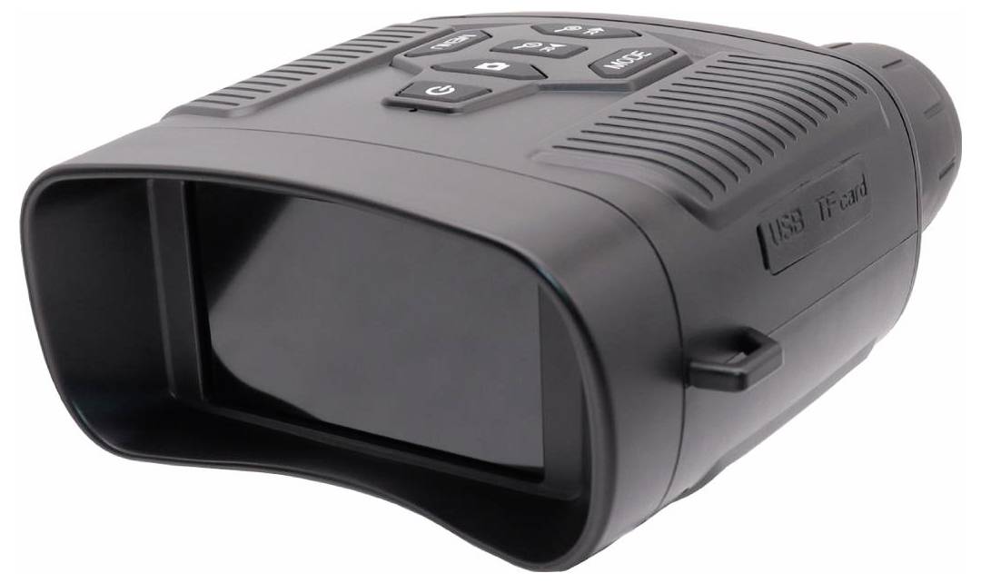 Kompakt sort digitalkamera med søger, LCD-display og kontrolknapper vist på hvid baggrund.