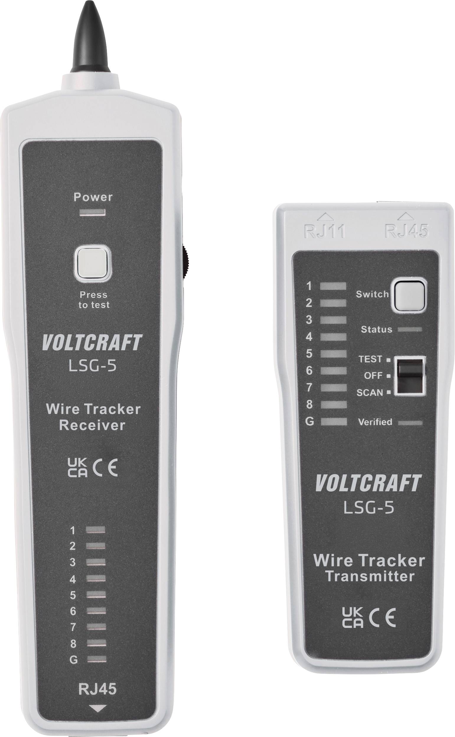 Ledningssøger VC-18799330 VOLTCRAFT LSG-5 Telekommunikation , Netværk