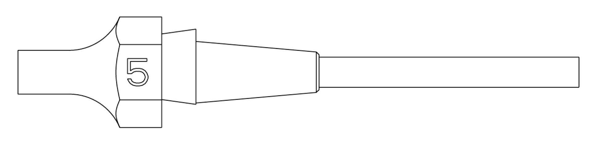 Weller XDSL 5 SAUGDÜSE Ø1,8XØ3,3 L=10,5MM VERP. Mundstykke 1 stk-0