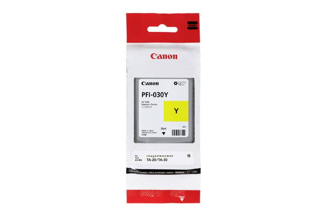 Canon PFI-030Y gul blækpatron til imagePROGRAF-printere.