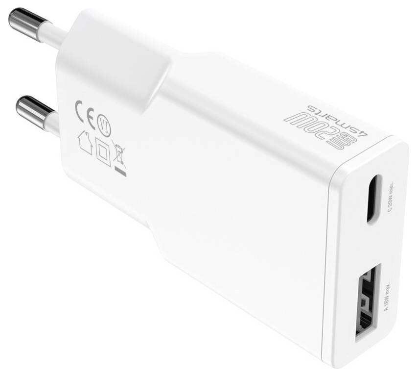 4Smarts USB-oplader 20 W USB-A, USB-C® Power Delivery Hvid Indendør, Stikdåse GaN, USB Power Delivery (USB-PD)-6