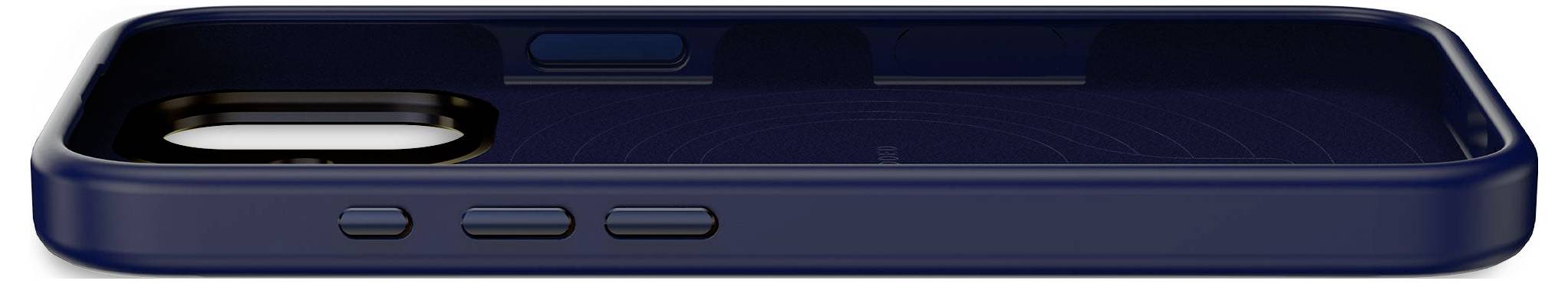 Decoded Decoded AntiMicrobial Silicone Backcover Mobiltelefon backcover iPhone 17 Navy D25IPO17BCS9TY-3