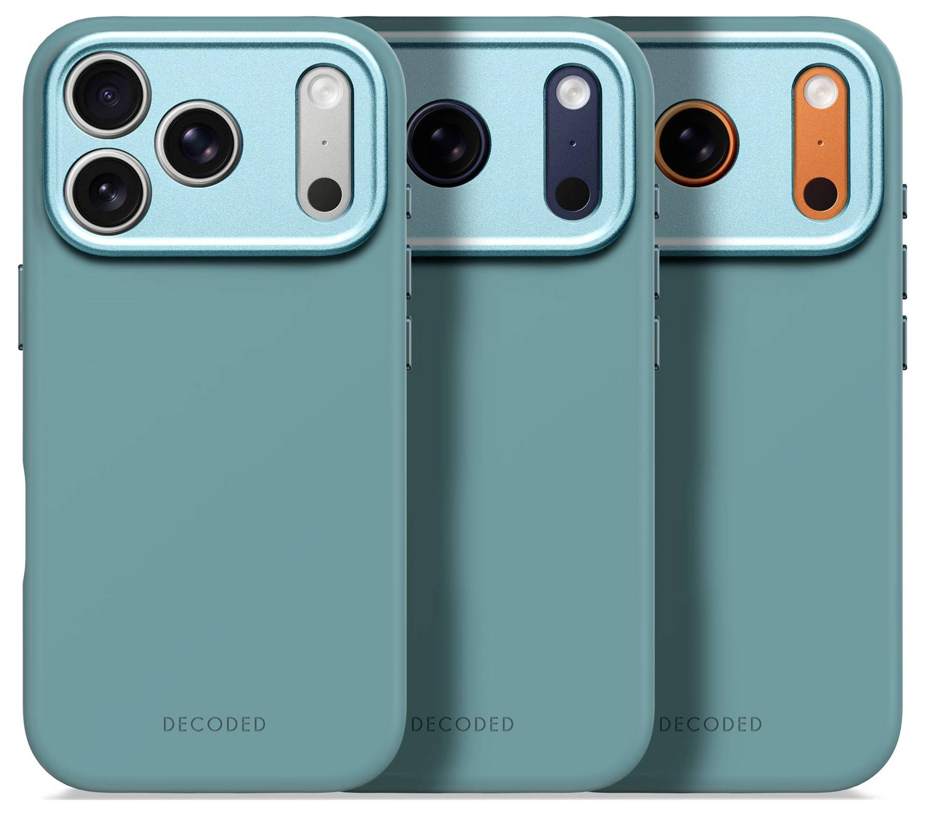 Decoded AntiMicrobial Silicone Mobiltelefon backcover iPhone 17 Pro Blå D25IPO17PBCS9RB-8