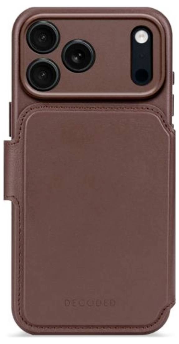 Decoded Silicone Detachable Wallet Wallet iPhone 17 Pro Brun D26IPO17PDW5CN-1