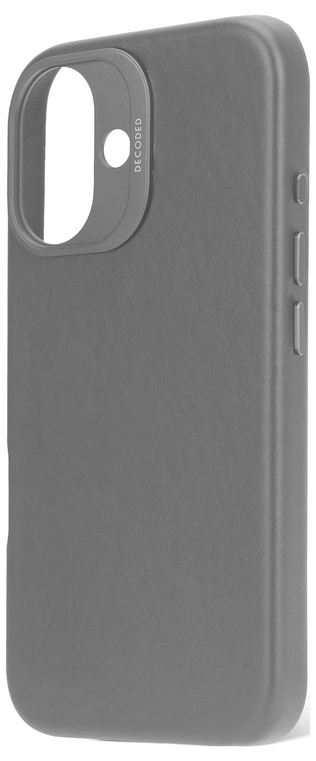 Decoded Decoded Leather Backcover iPhone 16 Blac Mobiltelefon backcover iPhone 16 Sort D25IPO16BC1BK-6