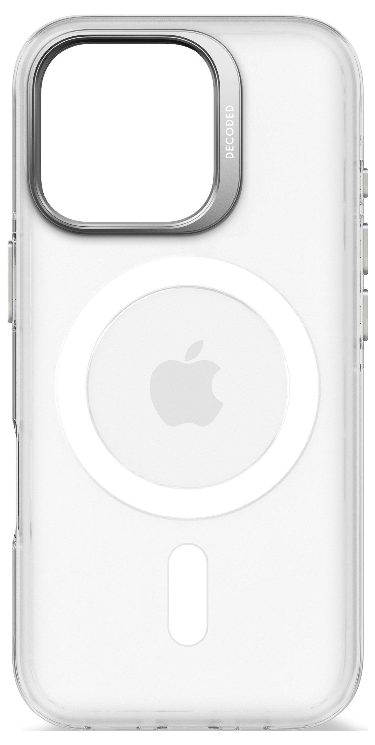 Decoded Decoded Recycled Plastic Backc. iPhone 1 Mobiltelefon backcover iPhone 16 Pro Transparent, Hvid D25IPO16PBCT2FE-4