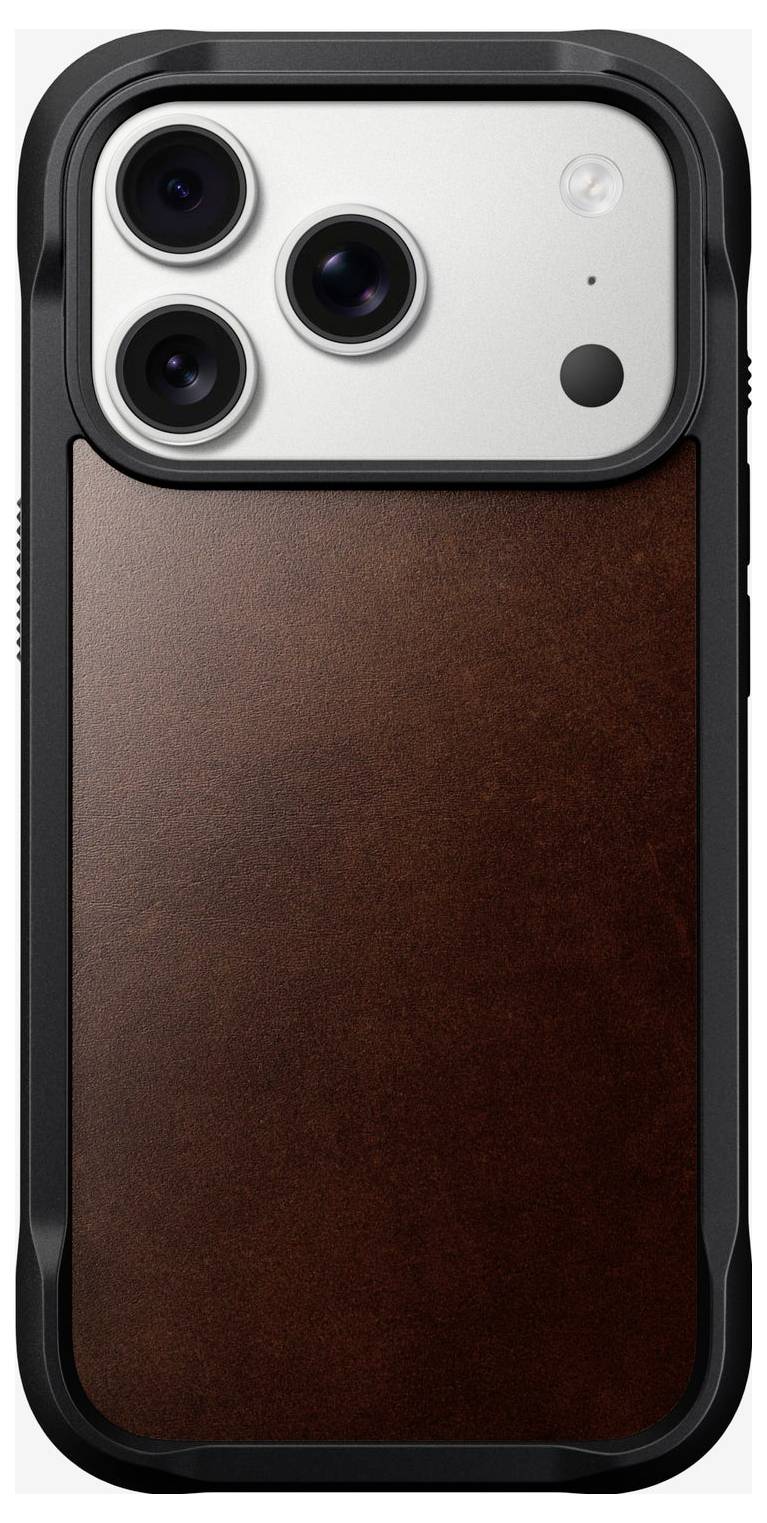 Nomad Rugged Leather Case Leder Case iPhone 17 Pro Brun NM011819858-11