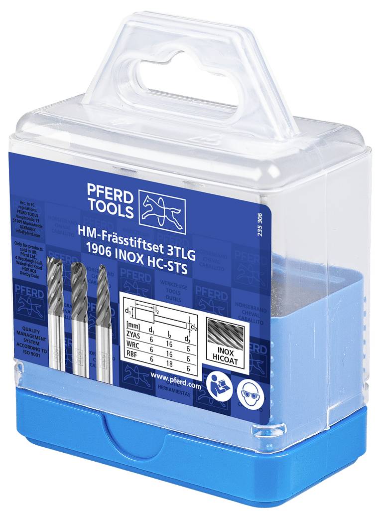 PFERD TOOLS 21901905 Fræserstift Mål, Ø 6 mm Skaftdiameter 6 mm-1