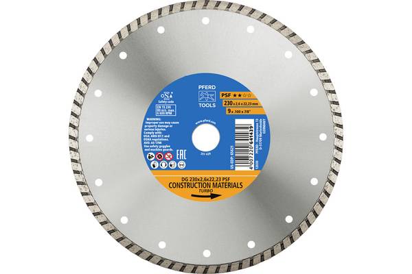 PFERD TOOLS 68300050 DG 230x2,6x22,23 START Diamantskæreskive  Diameter 230 mm   1 stk