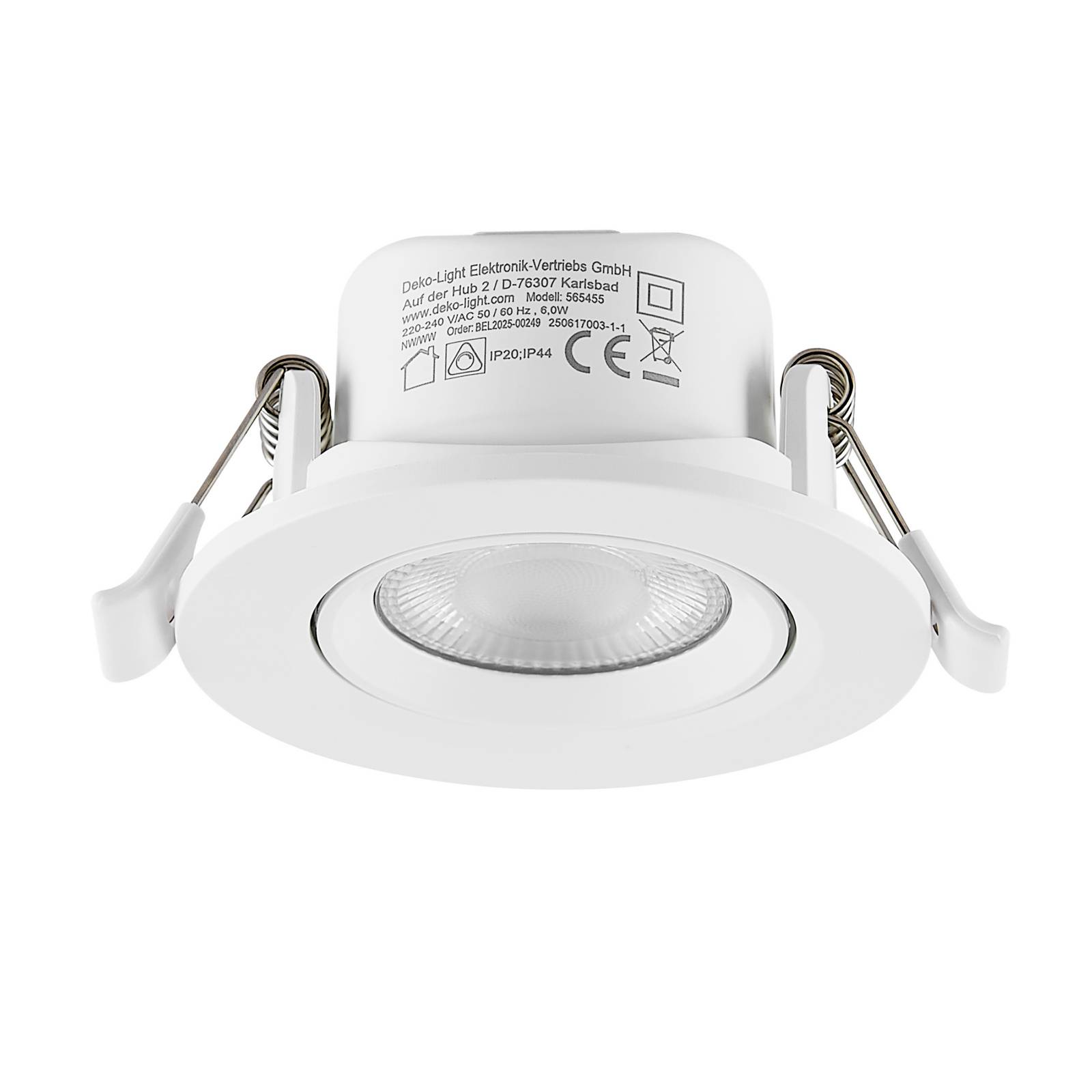 Deko Light 565455 Surtur Tilt 68 Indbygningslys LED (RGB) 6 W Hvid-0