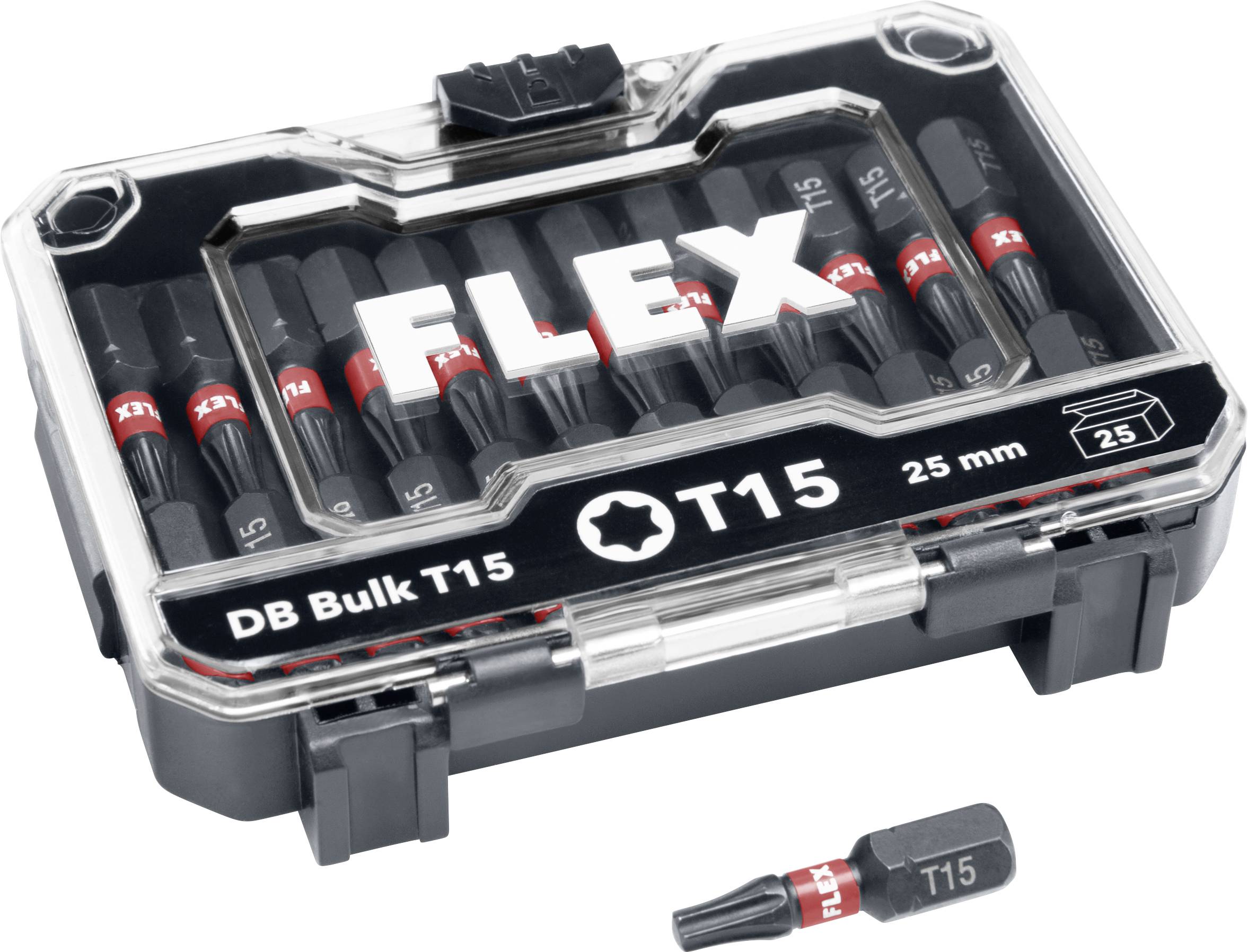 Flex DB Bulk T15-25mm VE25 534155 Bitsæt