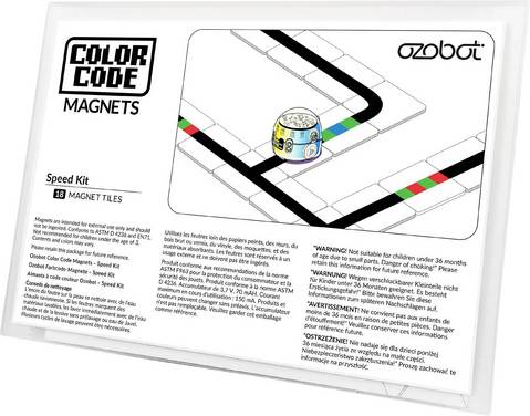 Ozobot Magnet Speed sæt  Farbcode  Box