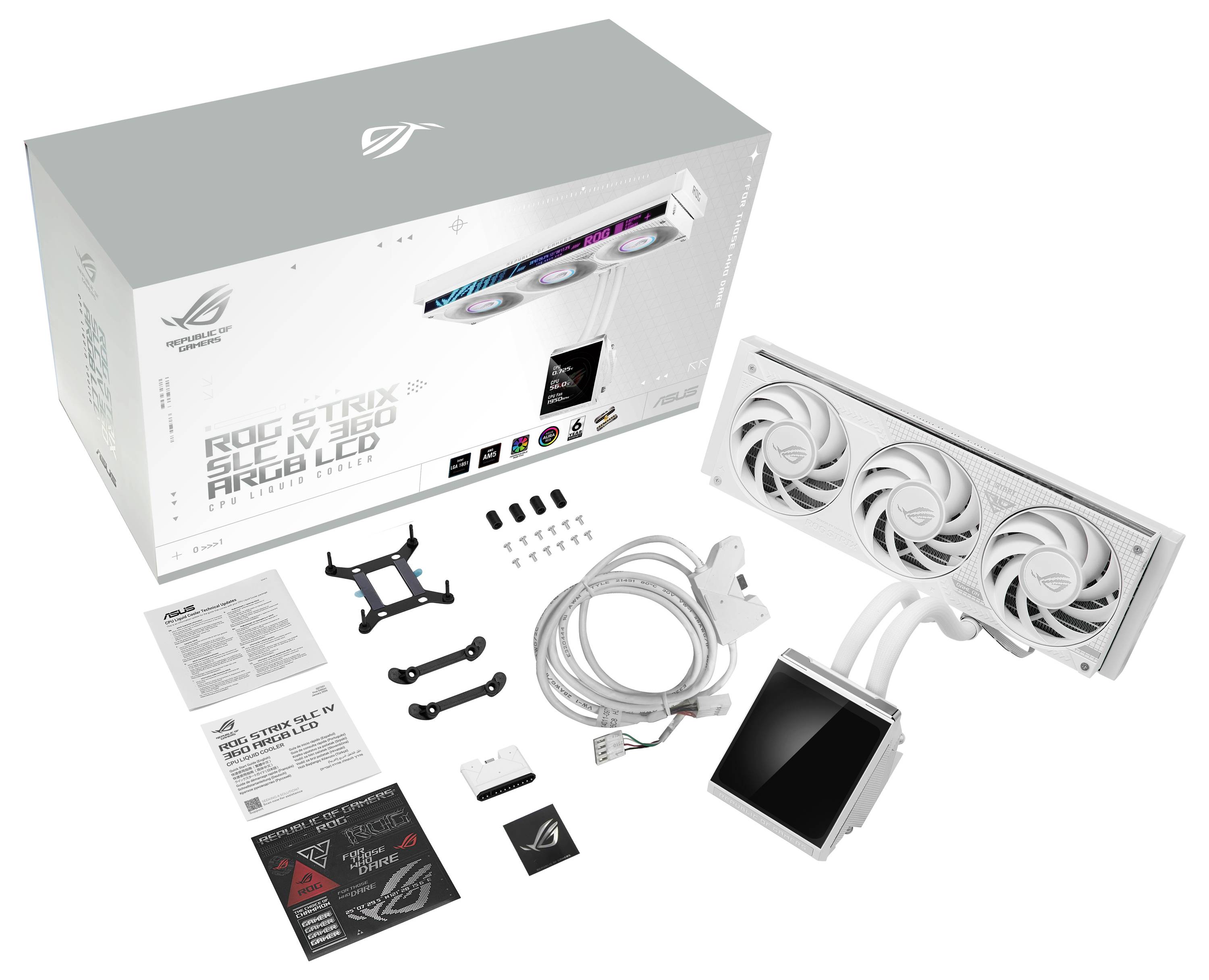 Asus ROG STRIX SLC IV 360 ARGB LCD Vandkølingssæt-18