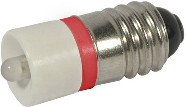 CML Innovative Technologies 18603250 LED-diode Rød E10 12 V/AC, 12 V/DC 390 mcd