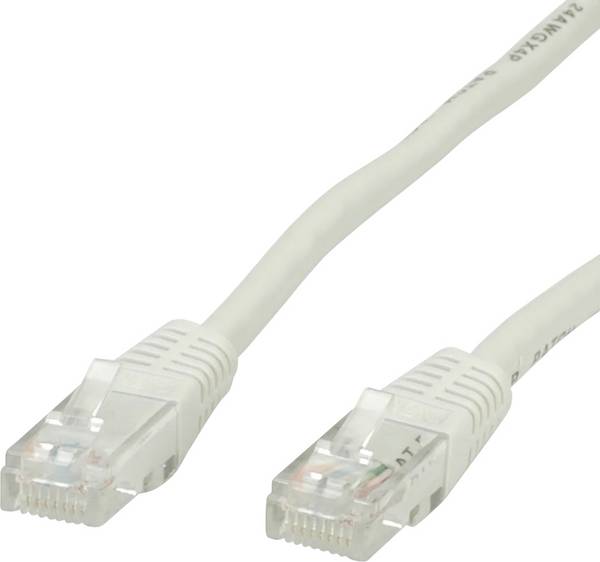 Secomp S1400 RJ45 Netværkskabel, patchkabel Kabel U/UTP 0.5 m Beige  1 stk
