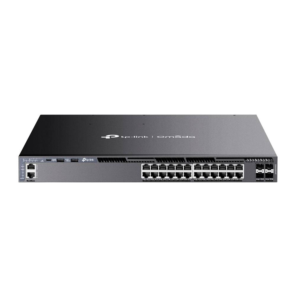 TP-LINK SG6428XHP Omada SG6428XHP V1 Managed Network Switch 24 porte 128 Gbit/s PoE-funktion-0