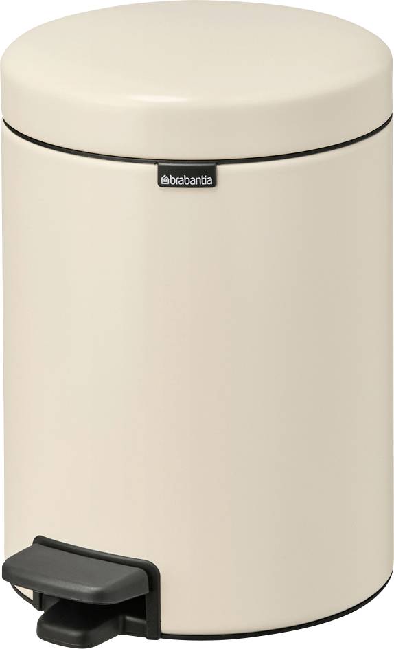 brabantia 8710755149900 8710755149900 Pedalspand 5 l Stål (B x H x T) 205 x 291 x 272 mm Beige 1 stk