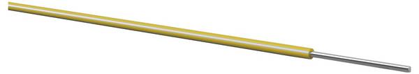 Kabeltronik 070110004 Krydstråd Yv 1 x 1 mm² Gul 100 m