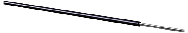 Kabeltronik 070110009 Krydstråd Yv 1 x 1 mm² Sort 100 m