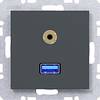 Hager Antracit (mat) WAF4381AT 1 stk