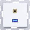 Hager Lys hvid (blank) WAF4381WG 1 stk