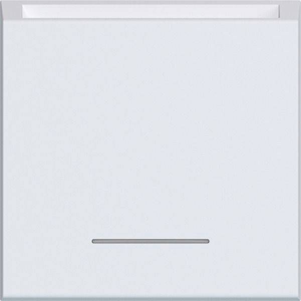 Blank hvidt panel med en tynd, horisonal grå linje tæt ved bunden, hvilket antyder en minimalistisk pladsholder eller indladeningsskærm.