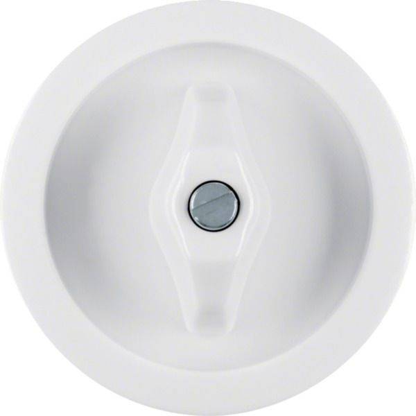 Hager Afdækning Polarhvid blank WTW1000WG 1 stk
